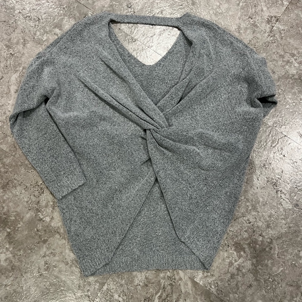 Debut twist back sweater